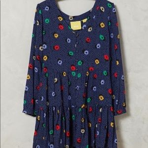 Maeve Lila Tiered Peasant Top Anthropologie XS